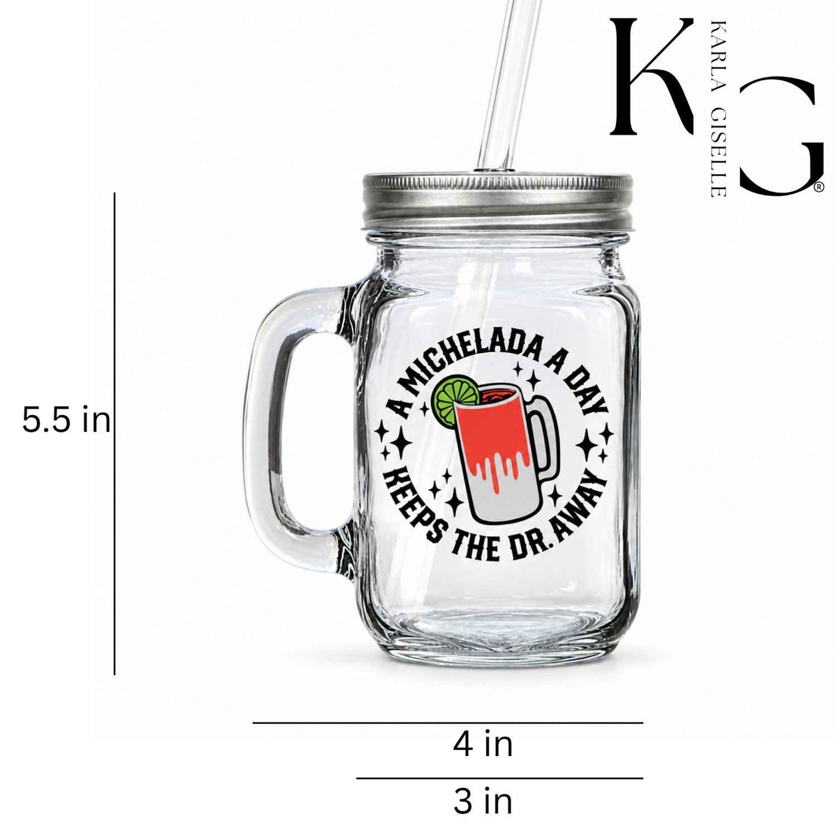 Michelada A Day Mason Jar Mug