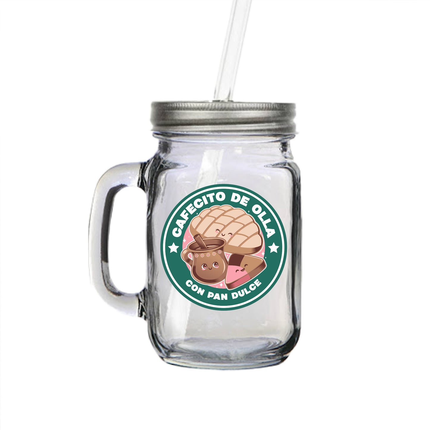 Cafecito De Olla Y Pan Dulce Mason Jar Mug