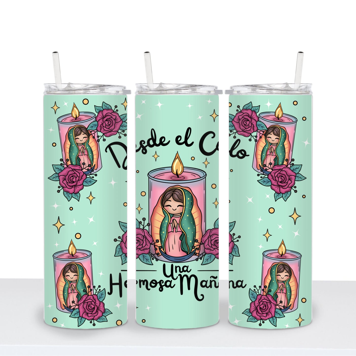 Desde El Cielo Virgencita 20oz Tumbler