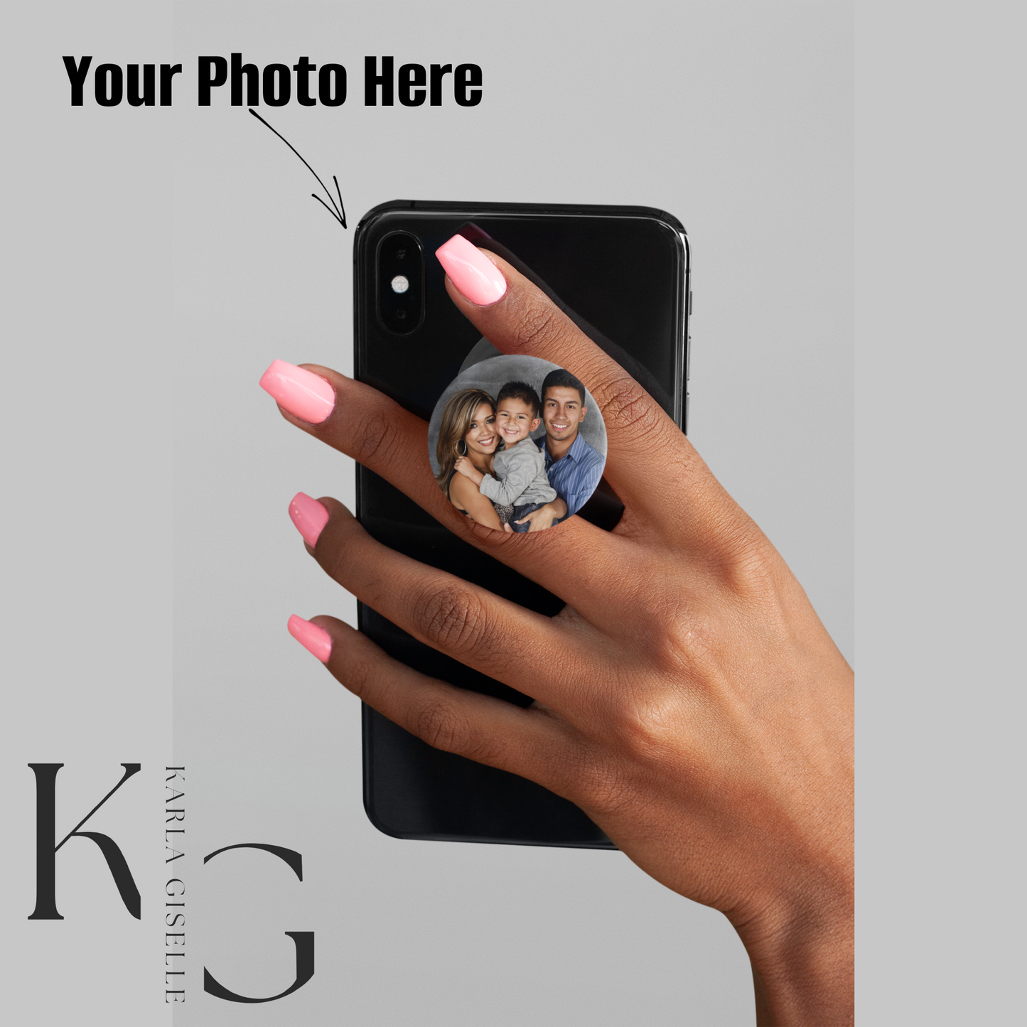 Personalized Photo Phone Grip