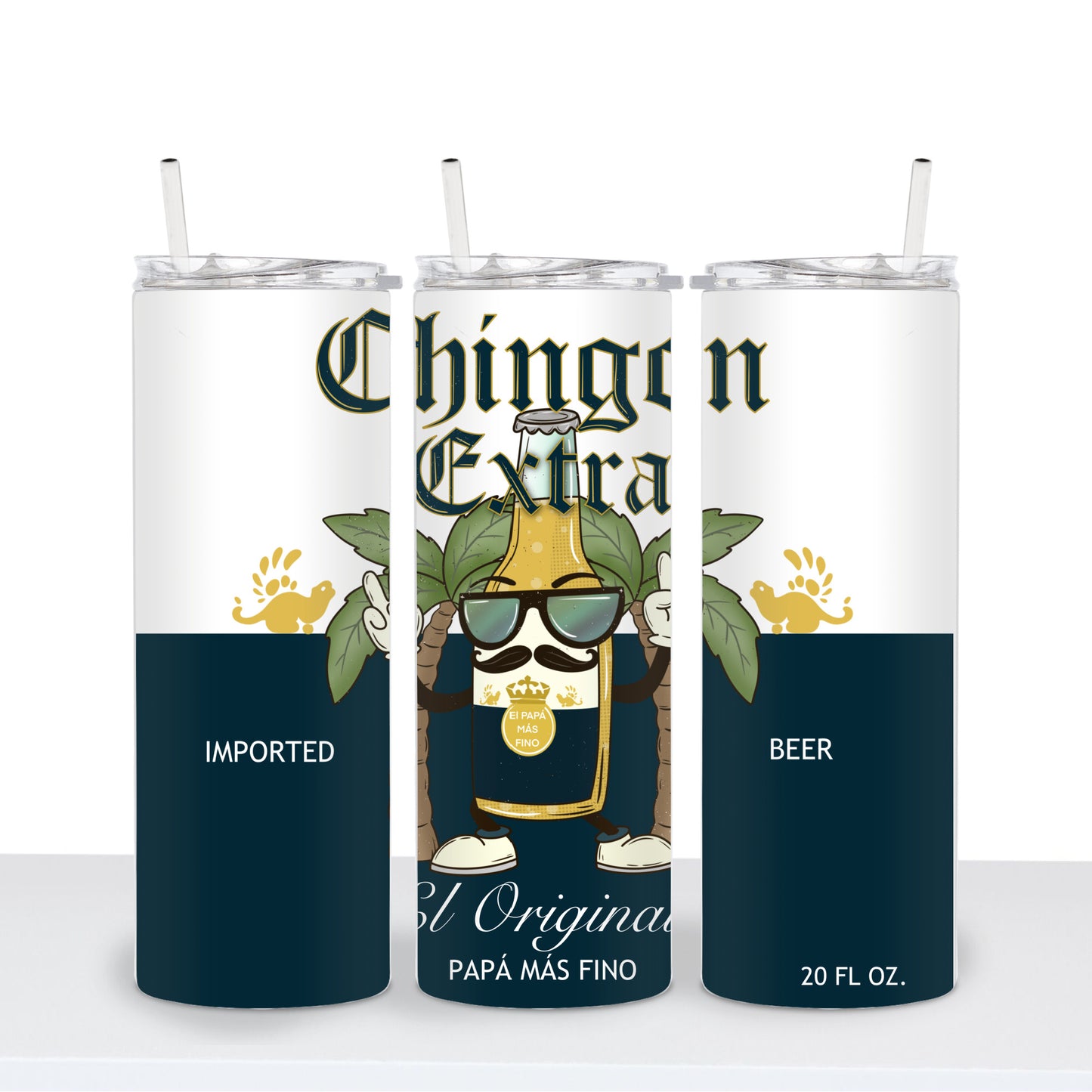 Chingon Extra Papa Mas Fino 20oz Tumbler