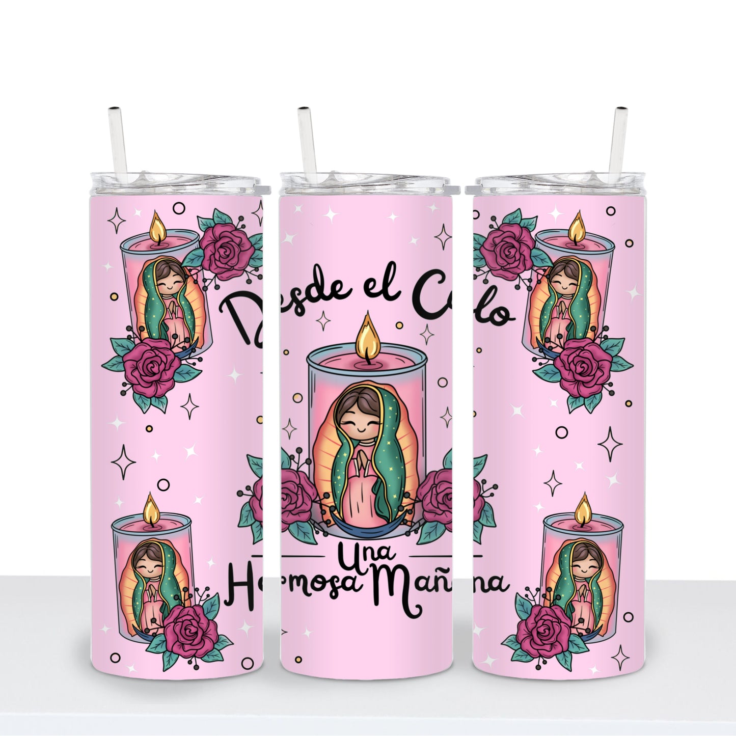 Desde El Cielo Virgencita 20oz Tumbler
