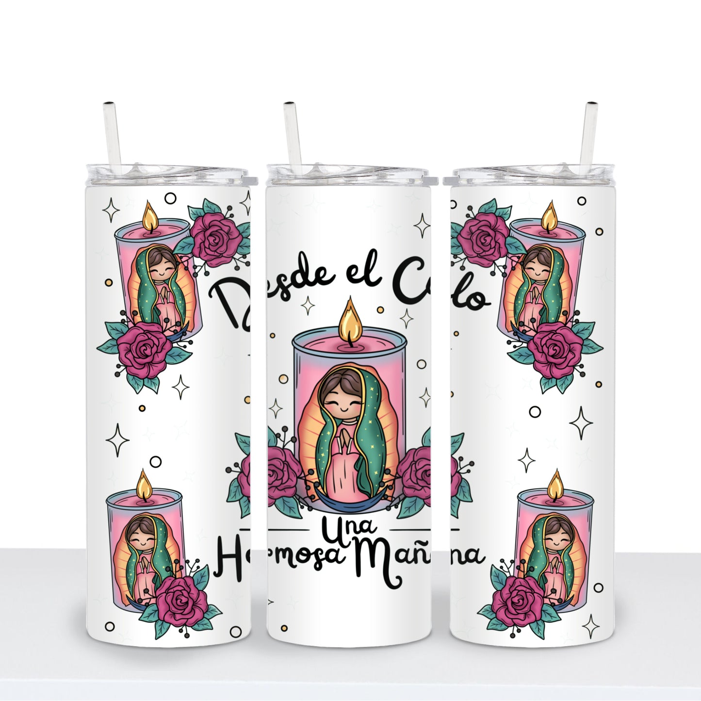 Desde El Cielo Virgencita 20oz Tumbler