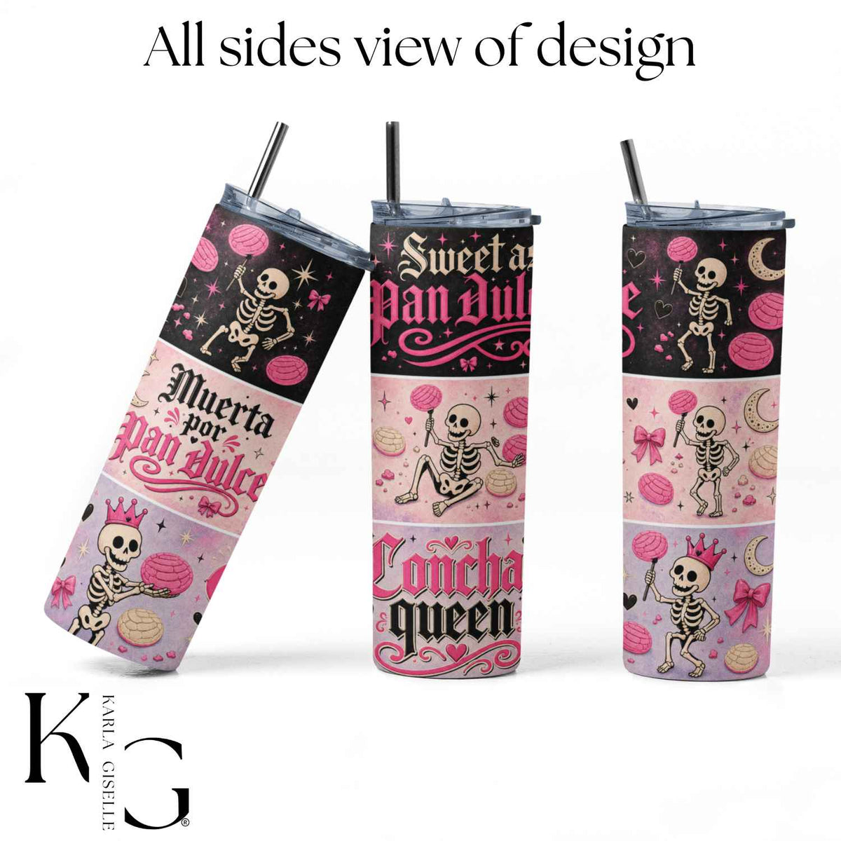Concha Queen, Muerta por Pan Dulce 20 oz Tumbler