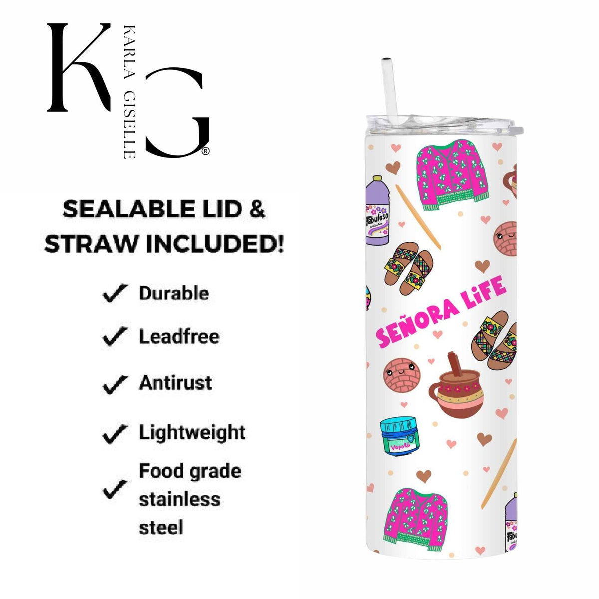 Señora Life, Funny Latina 20 oz Tumbler
