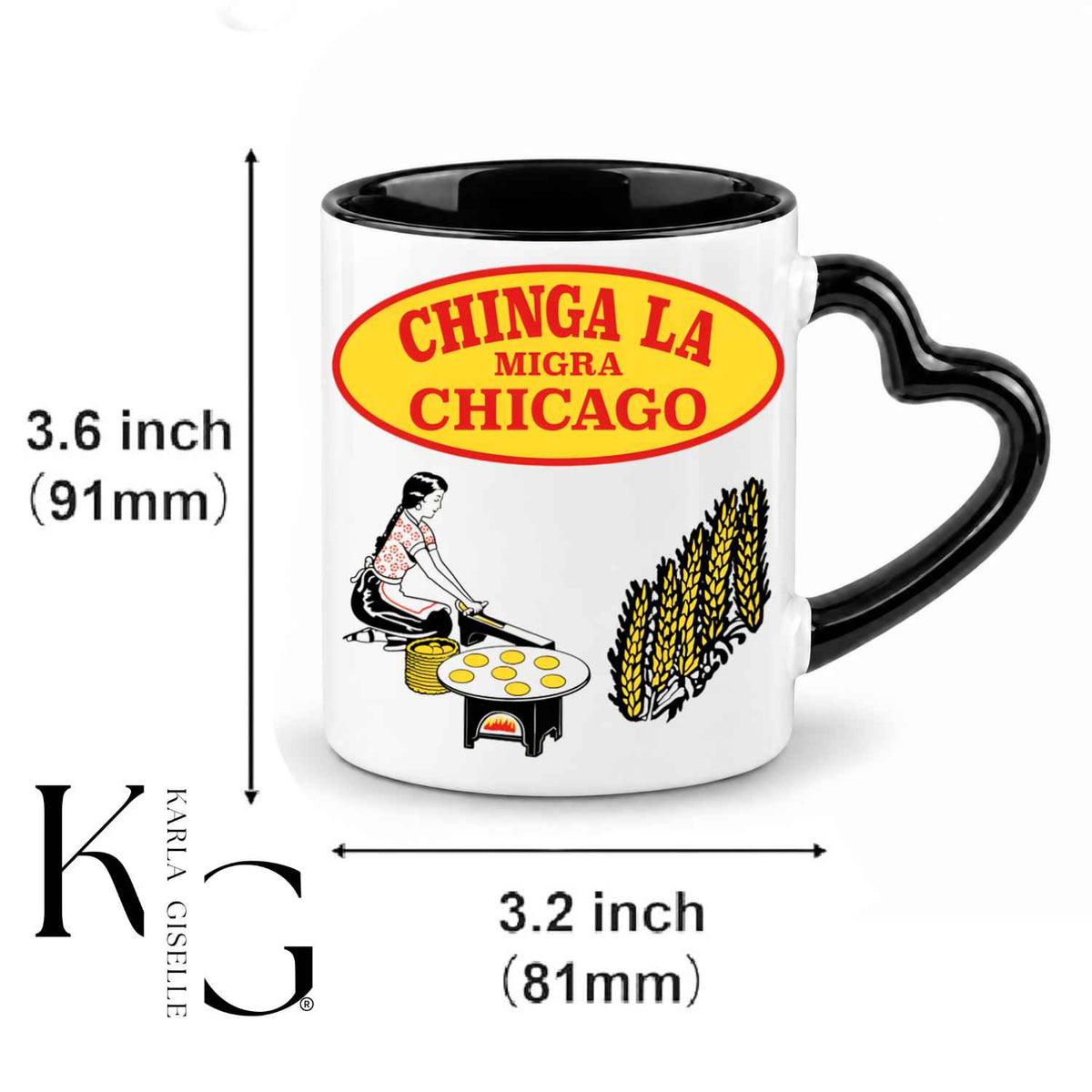 Chinga La Migra Milagro Chicago Mug