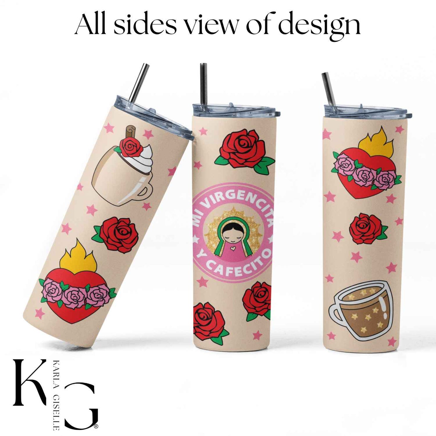 Virgencita Y Cafecito 20oz Tumbler