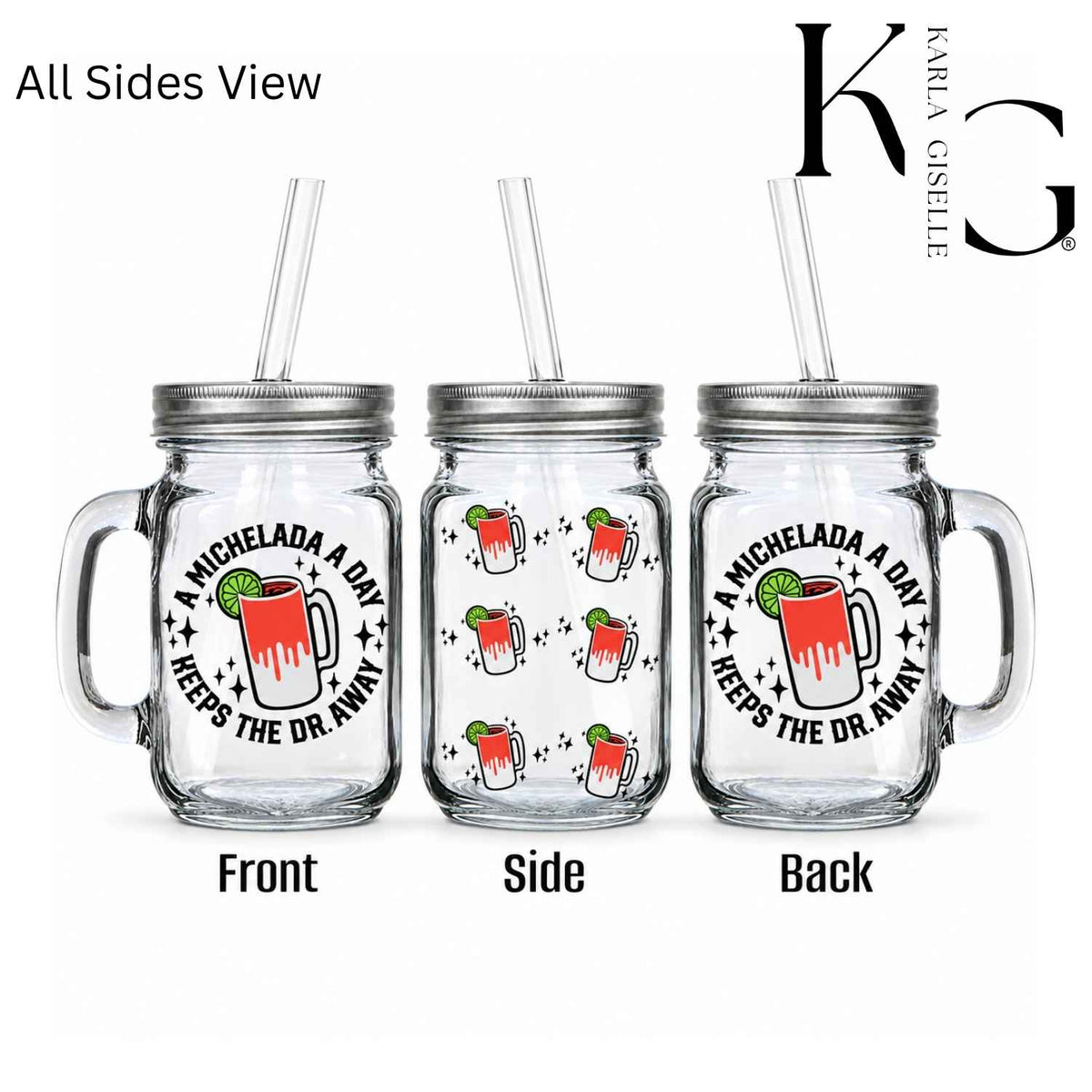 Michelada A Day Mason Jar Mug