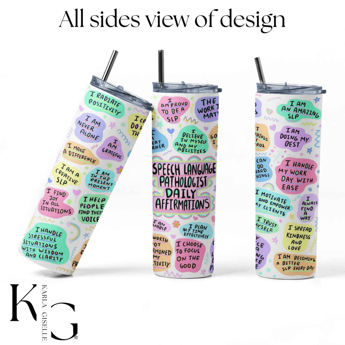 Speech Language Pathologist Daily Affirmations 20 oz Tumbler
