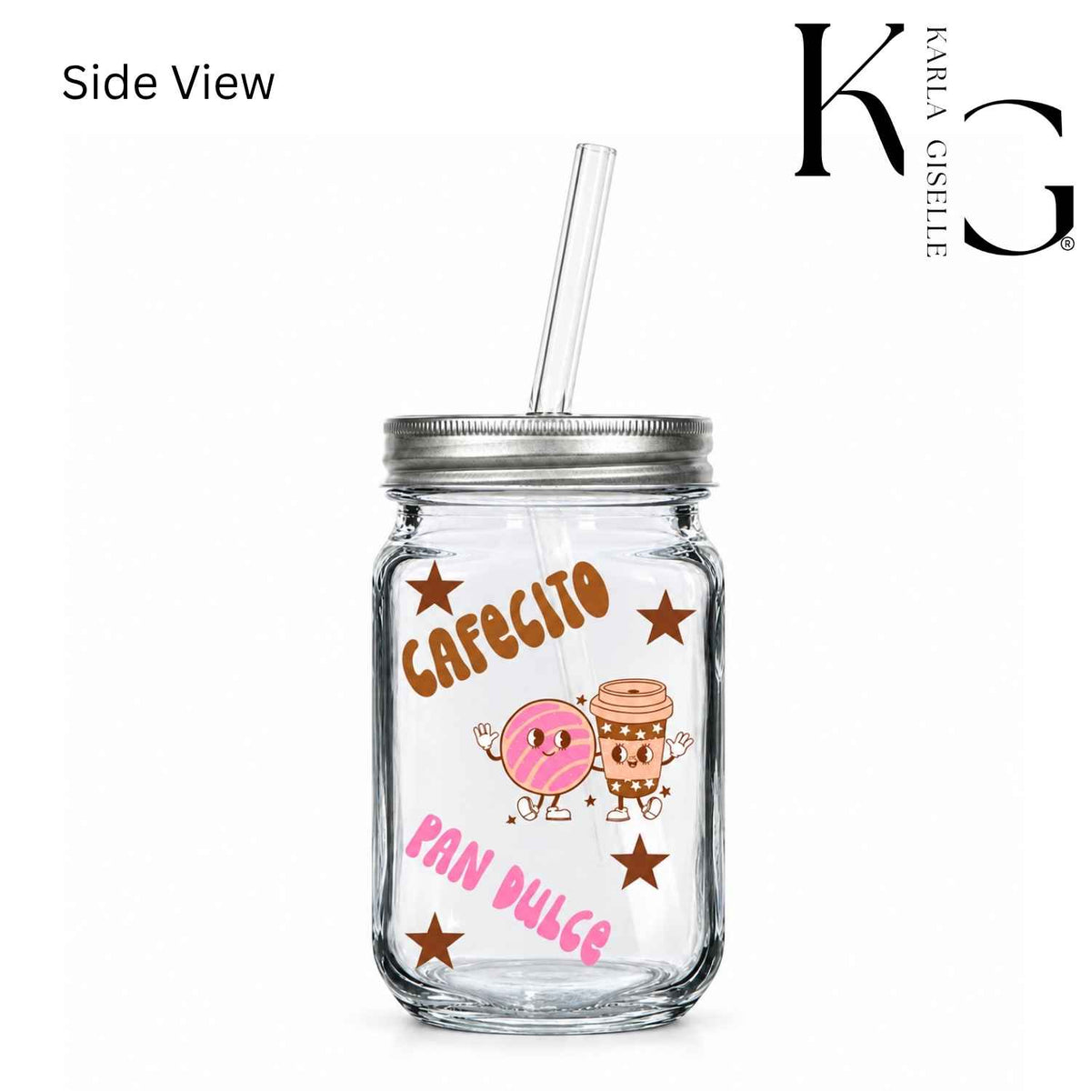 But First First Cafecito Y Pan Dulce Mason Jar Mugs