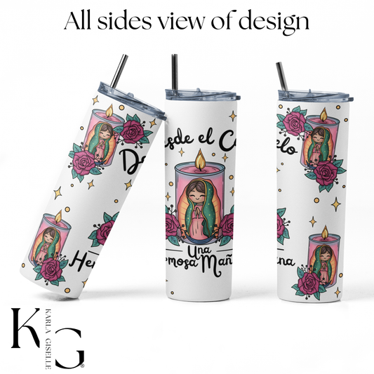 Desde El Cielo Virgencita 20oz Tumbler