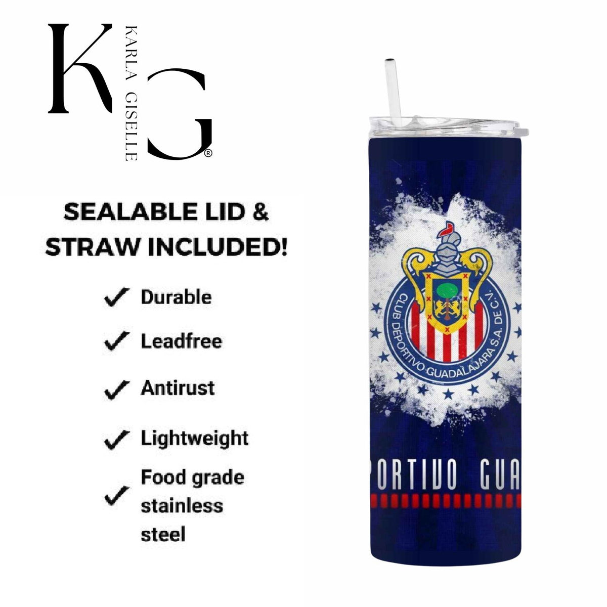Chivas de Guadalajara Inspired 20oz Tumbler