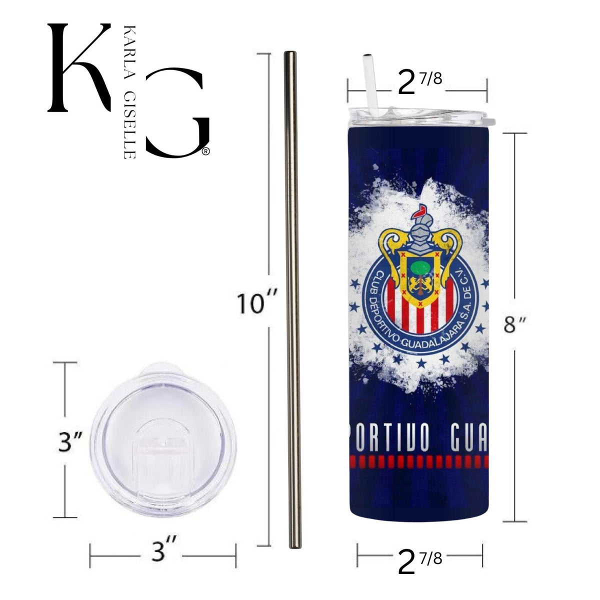 Chivas de Guadalajara Inspired 20oz Tumbler
