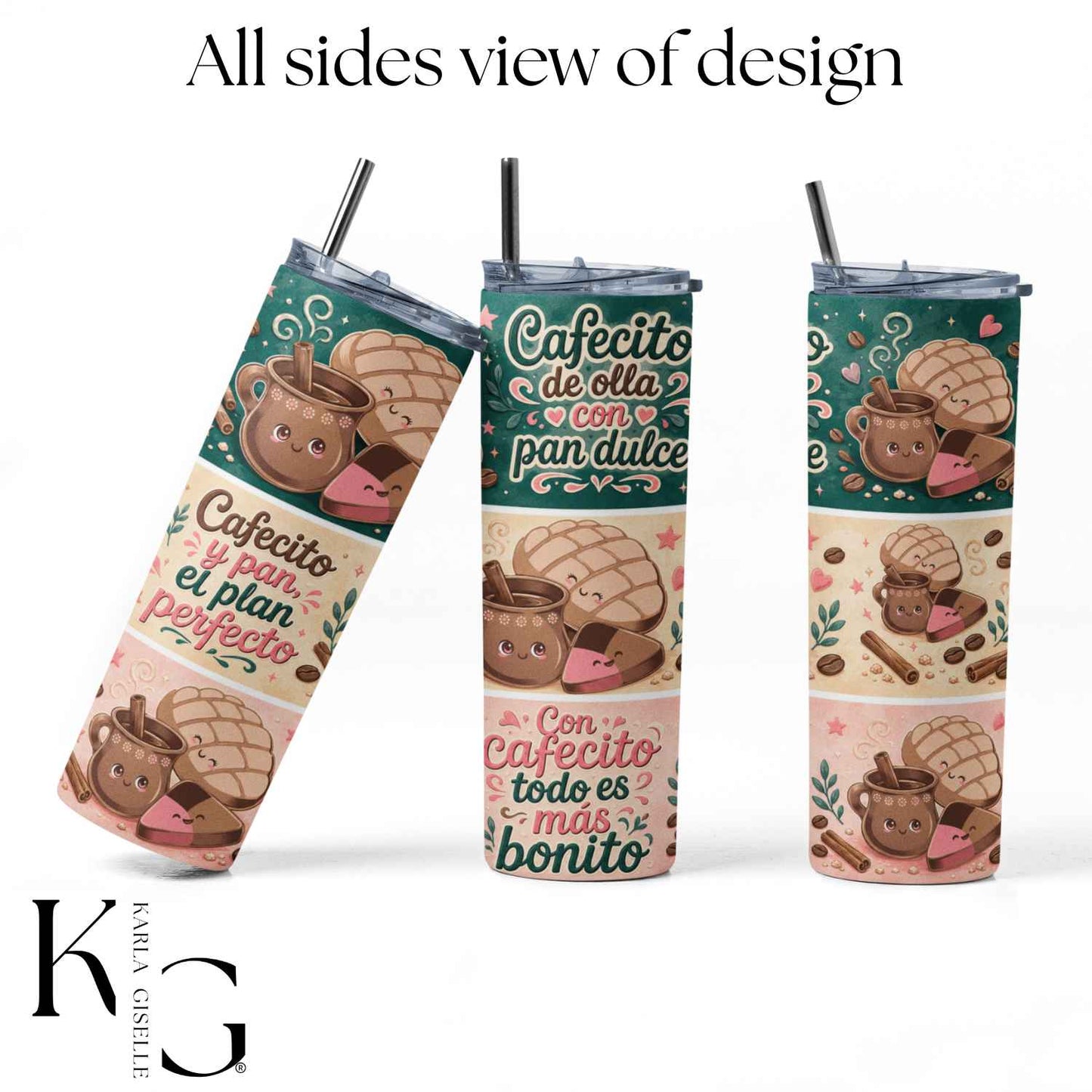 Cafecito de Olla con Pan Dulce 20 oz Tumbler
