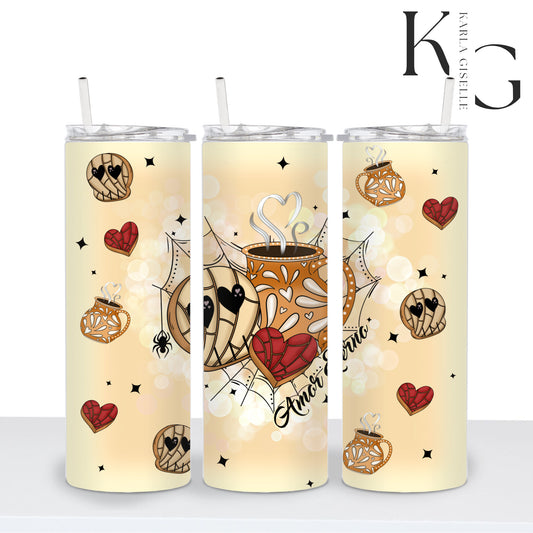 Amor Eterno, Cafecito y Pan Dulce 20 oz Tumbler