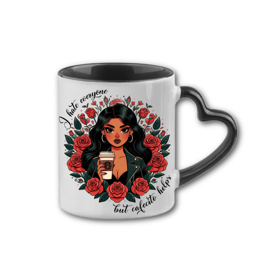 I Hate Everyone but Cafecito Helps Mug