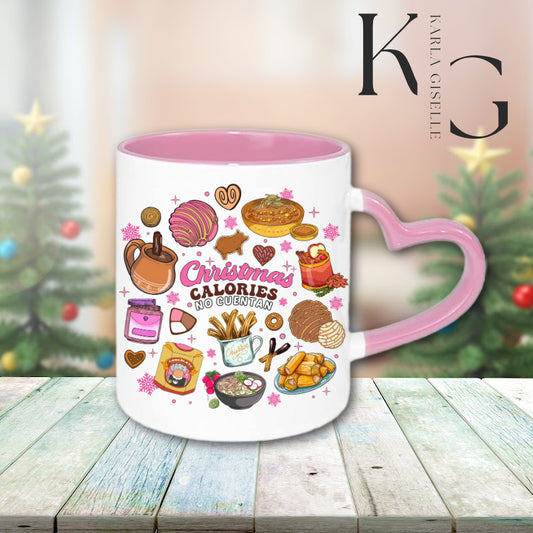 Christmas Calories No Cuentan Mug