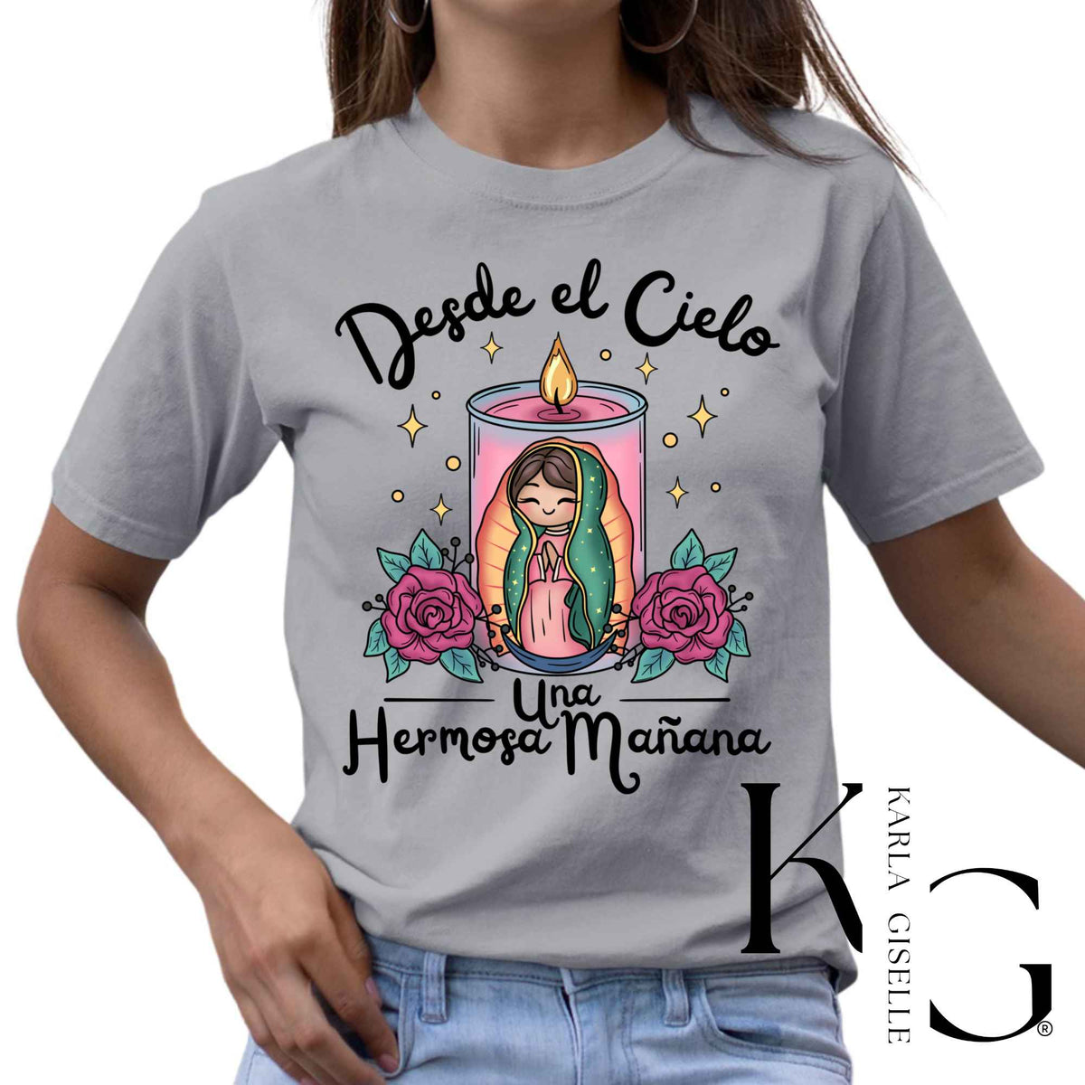 Gray Desde El Cielo Una Hermosa Mañana T-shirt