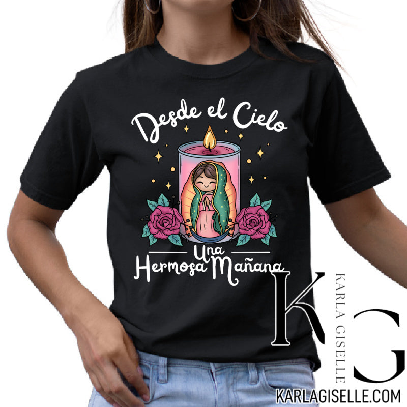 Black Desde El Cielo Una Hermosa Mañana T-shirt