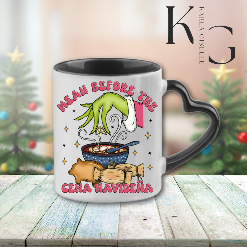 Mean Before Cena Navidena Mug