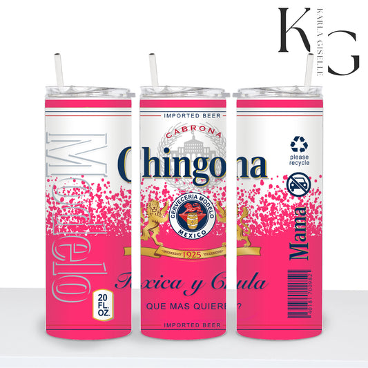 Chingona Beer Inspired 20oz Tumbler