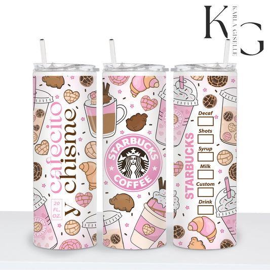 Coffee Cafecito Y Chisme Inspired 20oz Tumbler
