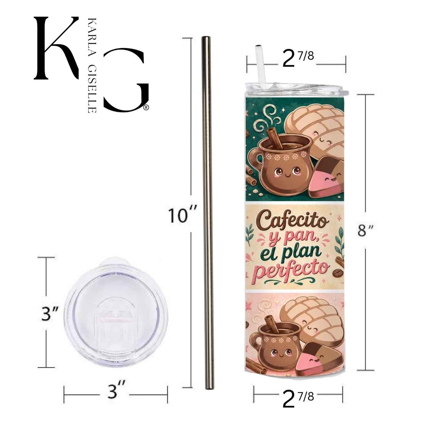 Cafecito de Olla con Pan Dulce 20 oz Tumbler