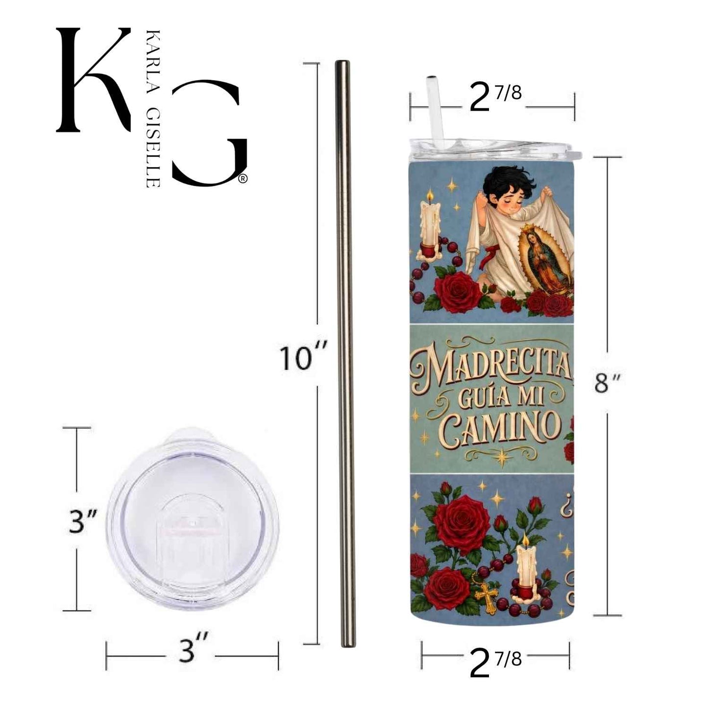 Bajo Tu Manto, Madrecita Guía Mi Camino 20 oz Tumbler