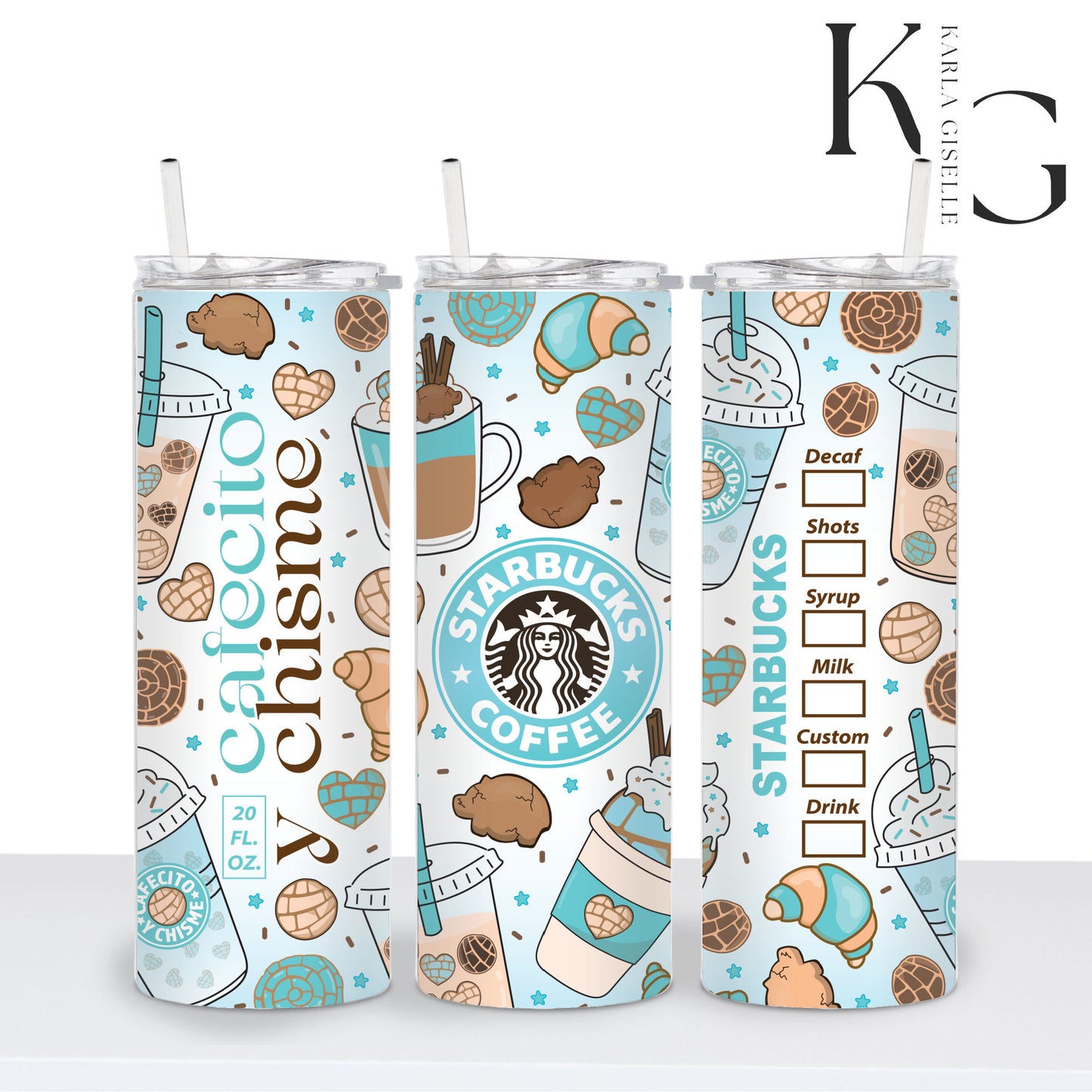 Coffee Cafecito Y Chisme Inspired 20oz Tumbler