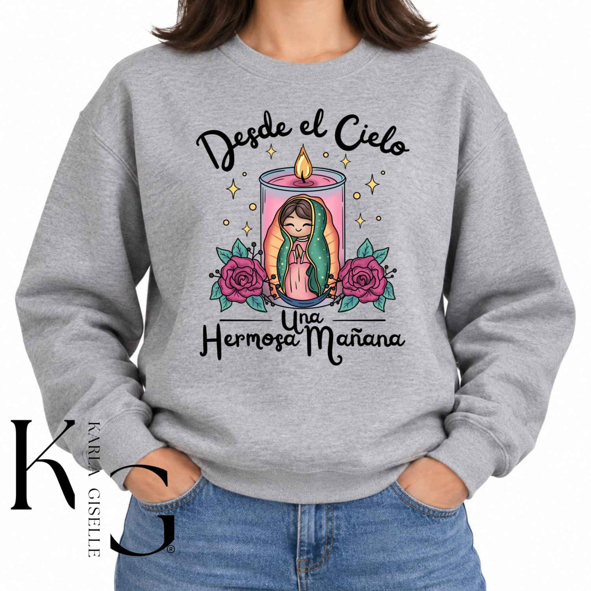 Gray Desde El Cielo Una Hermosa Mañana sweatshirt