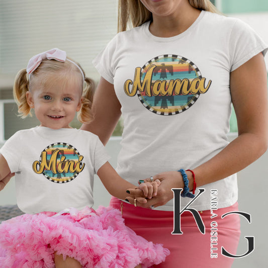 Mommy and Me Mama Mini Shirt Set